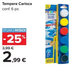 Carrefour Tempere Carioca conf. 6 pz. offerta