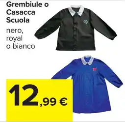 Carrefour Grembiule o Casacca Scuola offerta