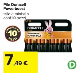 Carrefour Pile Duracell Powerboost offerta