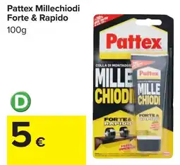 Carrefour Pattex Millechiodi Forte & Rapido offerta