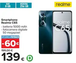 Carrefour Smartphone Realme C65 offerta