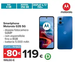 Carrefour Smartphone Motorola G35 5G offerta