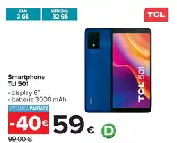 Carrefour Smartphone TCL 501 offerta