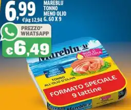 Orizzonte Supermercati Mareblu tonno meno olio offerta
