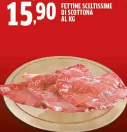 Orizzonte Supermercati Fettine sceltissime di scottona offerta