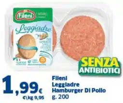 Orizzonte Supermercati Fileni Leggiadre Hamburger Di Pollo offerta