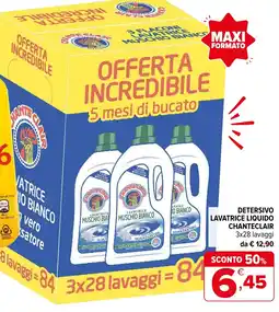 Iperal Detersivo lavatrice liquido CHANTECLAIR offerta