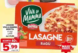 Iperal Lasagne viva la mamma BERETTA offerta