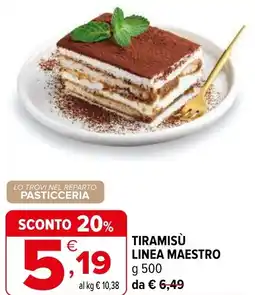 Iperal Tiramisù linea maestro offerta