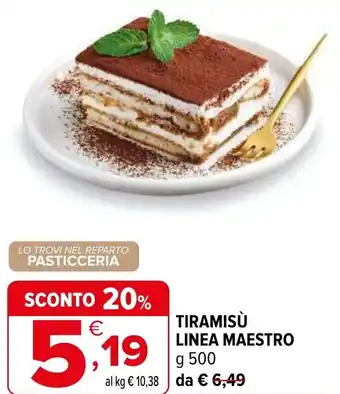 Iperal Tiramisù linea maestro offerta
