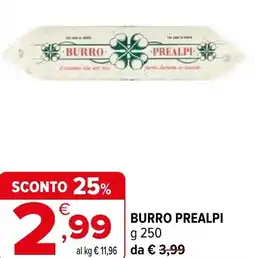 Iperal Burro PREALPI offerta