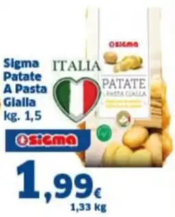Orizzonte Supermercati Sigma Patate A Pasta Gialla offerta
