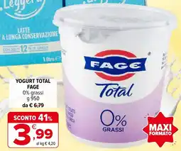 Iperal Yogurt total FAGE offerta