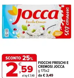 Iperal Fiocchi freschi e cremosi JOCCA offerta