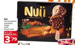 Iperal NUII noci macadamia australiane, 4 pezzi offerta