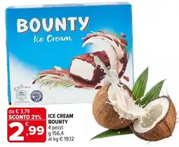 Iperal Ice cream BOUNTY offerta