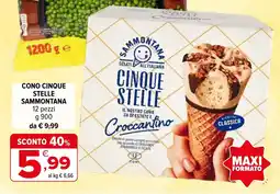 Iperal Cono cinque stelle SAMMONTANA offerta