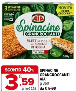 Iperal Spinacine grancroccanti AIA offerta