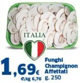 Orizzonte Supermercati Funghi Champignon Affettati offerta
