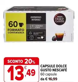 Iperal Capsule dolce gusto NESCAFÉ offerta