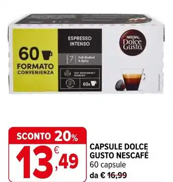 Iperal Capsule dolce gusto NESCAFÉ offerta