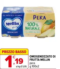Iperal Omogeneizzato di frutta MELLIN offerta