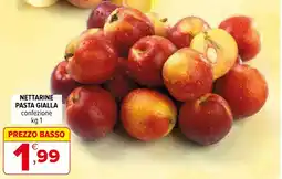 Iperal Nettarine pasta gialla offerta