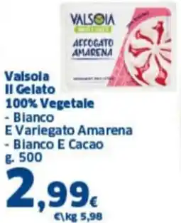 Orizzonte Supermercati Valsoia Il Gelato 100% Vegetale offerta