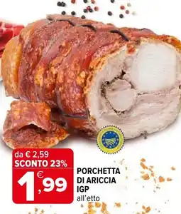 Iperal Porchetta di ariccia IGP offerta