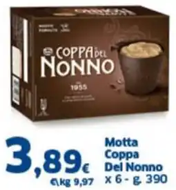 Orizzonte Supermercati Motta Coppa Del Nonno offerta