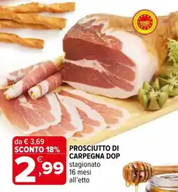 Iperal Prosciutto di carpegna DOP offerta