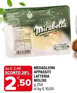 Iperal Medaglioni appassiti LATTERIA MOLISE offerta