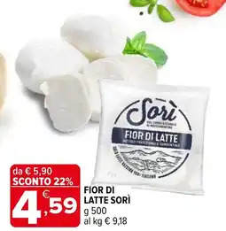 Iperal Fior di latte SORÌ offerta