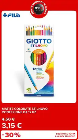 Max Factory Fila matite colorate stilnovo confezione da 12 pz offerta