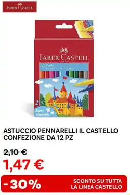 Max Factory FABER-CASTELL Astuccio pennarelli il castello confezione da 12 pz offerta