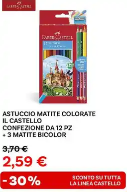 Max Factory FABER-CASTELL Astuccio matite colorate il castello offerta