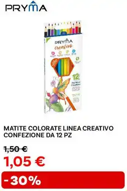 Max Factory Pryma matite colorate linea creativo confezione da 12 pz offerta