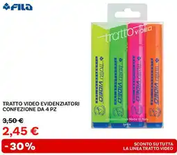 Max Factory Fila tratto video evidenziatori confezione da 4 pz offerta