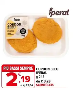 Iperal Cordon bleu IPERAL offerta