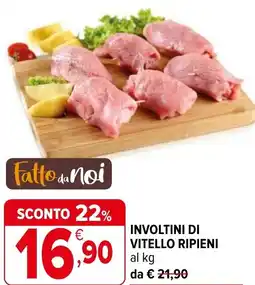 Iperal Involtini di vitello ripieni Fatto da noi offerta