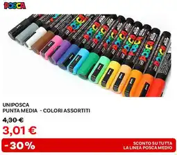 Max Factory Posca uniposca punta media colori assortiti offerta