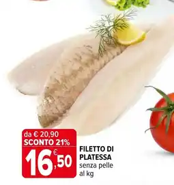 Iperal Filetto di platessa offerta
