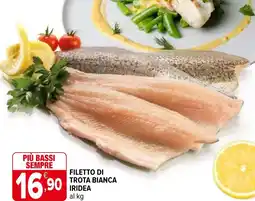Iperal Filetto di trota bianca iridea offerta