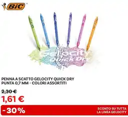 Max Factory BIC Penna a scatto gelocity quick dry offerta