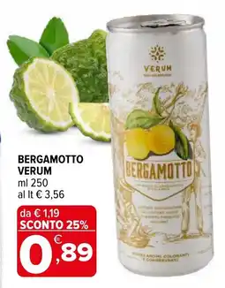 Iperal Bergamotto VERUM offerta
