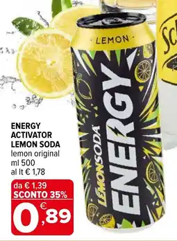 Iperal Energy activator LEMON SODA offerta