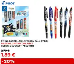 Max Factory Pilot penna cancellabile frixion ball 0,7 mm offerta