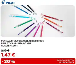 Max Factory Pilot penna a sfera cancellabile frixion offerta