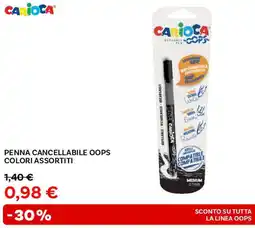 Max Factory Carioca penna cancellabile oops colori assortiti offerta
