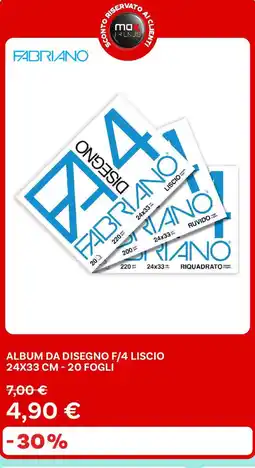Max Factory Fabriano album da disegno f/4 liscio offerta